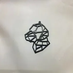 Animal Geometric keychain