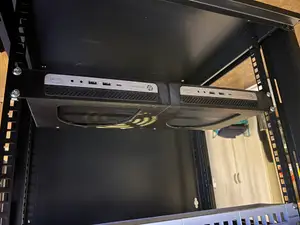 1U rackmount for HP Elitedesk G3 mini and newer