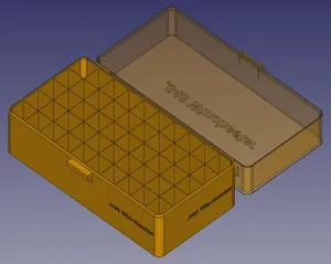 .348 Winchester, Head Down, Spring Latch, PIP Hinge Modular Ammo Box