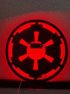 Star Wars Galactic Empire Logo with LED backlight