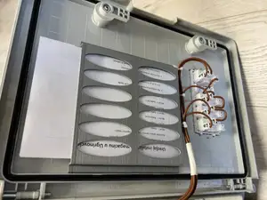 Electrical cabinet document holder - sleeve