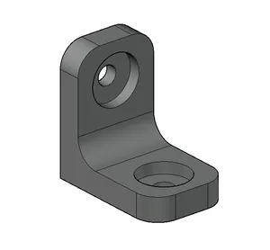 Angle for self-tapping screw