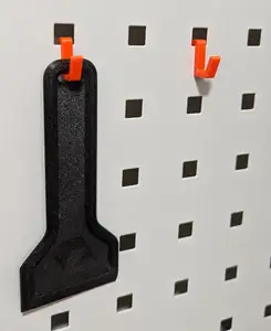 Hook for perforated panel