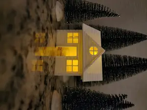 Cozy Light Up Village House 1