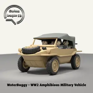 WaterBuggy - WW2 Amphibious Military Vehicle - Playmo Scale