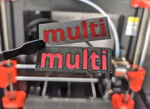 Multi Color Test Model for Single Extruder without MMU