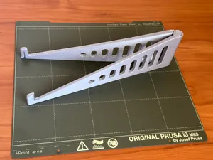 Simple Folding Stand/riser for books, laptops, tablets, and keyboards...etc. Print-In-Place