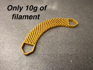 Flat Flex Chain Keychain