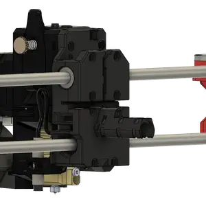 Caribou3D-style Bondtech Extruder Carriage for Prusa MK3s/+