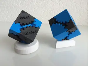 Dice/Cube Stand for Cube Gears by Emmet