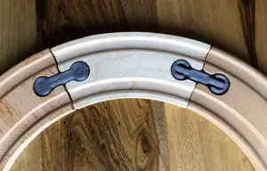 dog-bone connector for wooden trains
