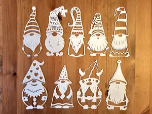 Christmas gnomes - door, window, wall decor