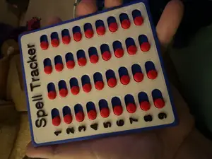 DND 5e Sliding Spell Slot Tracker
