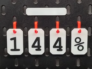 Old-fashioned Number Display