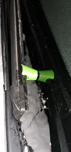 Winter stackable wiper stands -prevent freezing to a windshield (antifreeze)