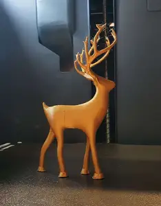 Solid Deer ornament with hooves