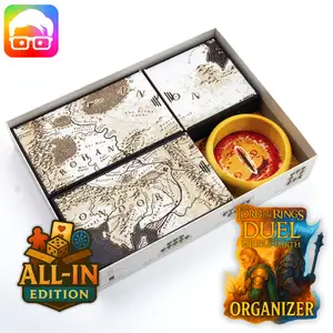The Lord of the Rings: Duel for Middle-earth – ALL-IN Organizer (Base Game + Allies Expansion + 2 Promo Tiles in One Box) by @ammedia3d