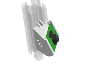 Voron 2.4 Lower Corner Pi Camera Mount – 2020 extrusion clip-in