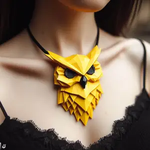 Midnight Hunter Owl Necklace