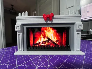 The Festive Fireplace - Keeping You Festive and Toasty at your desk.
