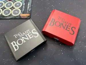 Poker Chip Tray with lid (Too Many Bones)