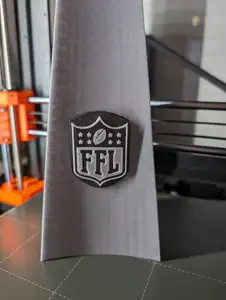 Fantasy Football League (FFL) Plate for Lombardi Trophy
