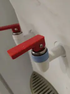 Water cooler tap handle