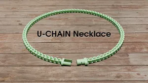 U-CHAIN print-in-place necklace