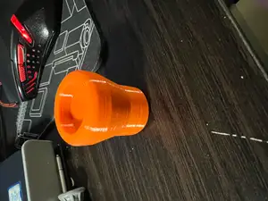 Ice fishing rod butt with recess