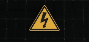 Electrical Shock / Electrocution Label Safety Sign ISO W012