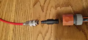 Compressor <-> garden hose adapter