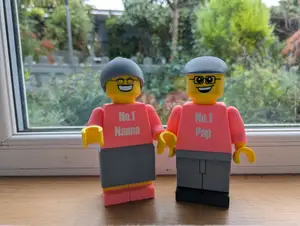Grandma and Grandad moveable figure