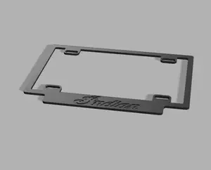 Indian Motorcycle License Plate Frame