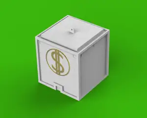 Scrooge McDuck money bin Xmas tree bauble