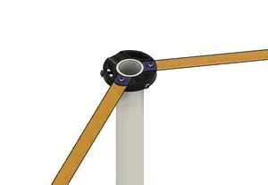 120deg tape measure noaa satellite antenna
