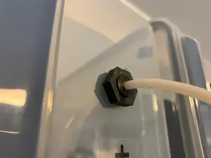 Hollow Bolt and Nut M12 for 4mm PTFE