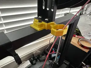 Ender 3 V3 SE spool holder reposition with filament guide