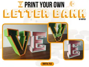 Piggy Bank - Dino Front Covers - MIPI3D PIGGY BANK ALPHABET FOR KIDS