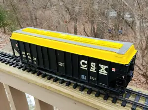Protein cover for an Aristo-Craft 3-Bay 100 Ton coal hopper.