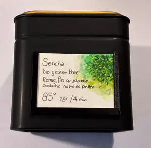 Label holder for Ikea Blomning tea/coffee container