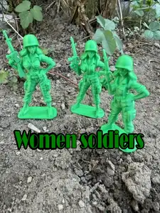 Women toy soldiers