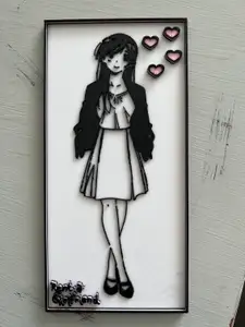 Mizuhara 2D art panel from Rent-A-Girlfriend