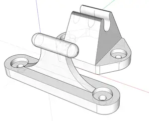 Door-lock for ADRIA recreational vehicle