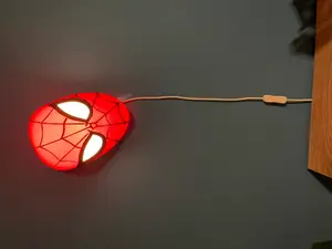 Philips Lighting 3D Spider Man Mask Light IKEA Light backplatte