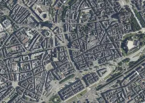 Nantes city map