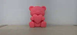 Sweet Valentine Teddy Bear with Heart