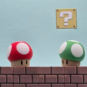 Mario Mushroom Fidget Clicker