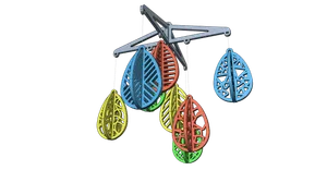 Easter decorations eggs easy print