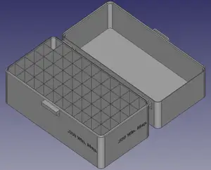 .338 Winchester Magnum, Spring Latch, PIP Hinge Modular Ammo Box