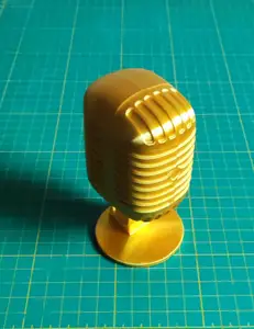 Retro microphone